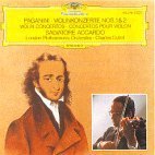 [중고] Salvatore Accardo, Charles Dutoit / Paganini : Violin Concertos No.1 Op.6, No.2 Op.7 (4153782/cdg063)
