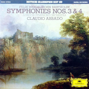[중고] Claudio Abbado / Mendelssohn : Symphonies Nos.3 &amp; 4 (일본수입/f00g27053)
