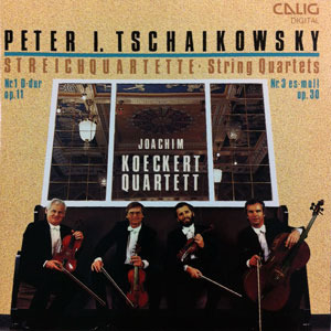[중고] Koeckert Quartett / Tschaikovsky : String Quartets (수입/cal50878)