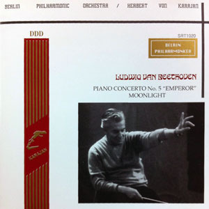 [중고] Herbert Von Karajan / Beethoven : Piano concerto no.5 &#039; Emperor&#039;, &#039;Moonligth&#039; (1020)