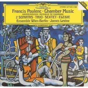 [중고] James Levine / Poulenc : Chamber Music (일본수입/f00g20460)