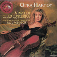 [중고] Ofra Harnoy / Vivaldi : Cello Concertos Vol.2 (수입/601552rc)