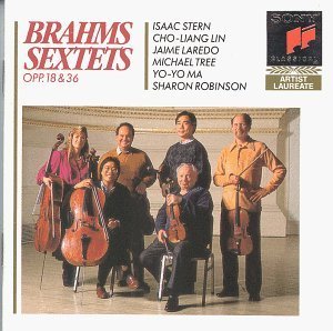 [중고] Isaac Stern / Brahms : String Sextet Noi.1 Op.18, No.2 Op.36 (2CD/일본수입/srcr88745)