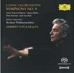 [중고] Herbert Von Karajan / 베토벤 : 교향곡 9번 &#039;합창&#039; (Beethoven: Symphony No.9 Op.125 &#039;Choral&#039;) (SACD Hybrid/수입)