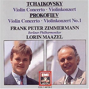[중고] Frank Peter Zimmermann, Lorin Maazel / 차이코프스키, 프로코피에프 : 바이올린 협주곡집 (Tchaikovsky, Prokofiev : Violin Concertos/수입/ksc20024)