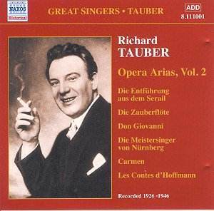 Richard Tauber / Opera Arias, Vol. 2 (수입/미개봉/8111001)