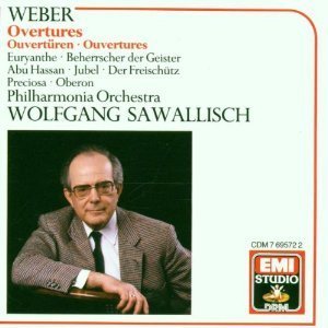 [중고] Wolfgang Sawallisch / Weber : Overtures (수입/ksc20010)