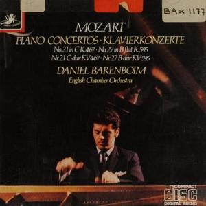 [중고] Daniel Barenboim / Mozart : Piano Concertos Nos.21 &amp; 27 (수입/cdc7472692)