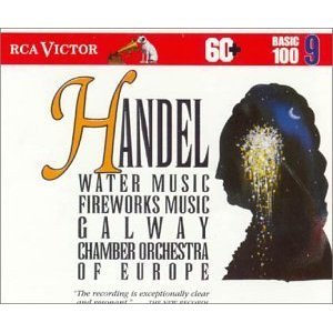 [중고] James Galway, Arthur Fiedler / Handel: Water Music; Fireworks Music (RCA Victor Basic 100, Vol. 9) (bmgcd9809)