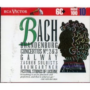 Rudolf Baumgartner, James Galway / Bach : Brandenburg Concertos 2 &amp; 3; Orchestral Suite No. 2; Concerto in E Minor (미개봉/bmgcd9810)