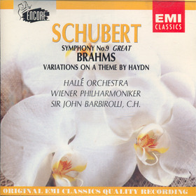 John Barbirolli / 슈베르트 : 교향곡 9번, 브람스 : 하이든 변주곡 (Schubert : Symphony No.9 &#039;Great&#039;, Brahms : Haydn Variations/수입/미개봉/eked0040)