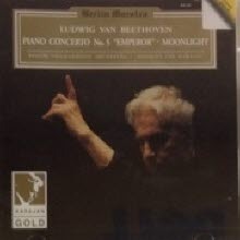 Herbert Von Karajan / Beethoven : Symphony No.5 &#039;Emperor&#039;, Moonlight (미개봉/ka1020)
