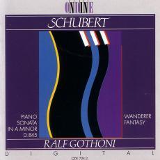 Ralf Gothoni / Schubert: Piano Sonata in A Minor, Fantasy in C Major &quot;Wanderer&quot; (미개봉/scc007pod)