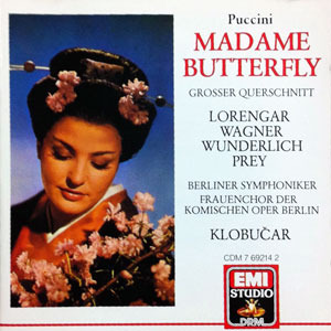 [중고] Pilar Lorengar, Sieglinde Wagner, Berislav Klobucar / Puccini : Madame Butterfly (수입/cdm7692142)