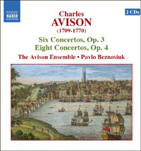Pavlo Beznosiuk / Avison : Six Concertos Op.3, Eight Concertos Op.4 (2CD/수입/미개봉/855790506)