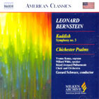 Gerard Schwarz / American Classics - 번스타인 : 교향곡 3번 &#039;카디쉬&#039;, 치체스터 시편 (Symphony No.3 &#039;Kaddish&#039;, Chichester Psalms/수입/미개봉/8559456)