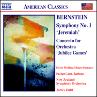 James Judd / 번스타인 : 교향곡 1번 &#039;예레미아&#039;, 오케스트라를 위한 협주곡 (Bernstein : Symphony No.1 &#039;Jeremiah&#039;, Concerto For Orchestra/수입/미개봉/8559100)