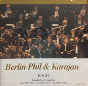 Herbert Von Karajan / Bach : Brandenburg Concertos (수입/미개봉/mcr2001)