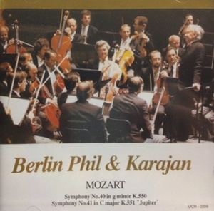 Herbert Von Karajan / Mozart : Symphony No.40 In G Minor K.550, No.41 In C Major K.551 Jupiter (수입/미개봉/mcr2009)