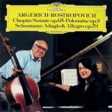 Mstislav Rostropovitch, Martha Argerich / Chopin/Schumann - Cello Sonata/Adagio and Allegro op.70 (미개봉/dg1784)