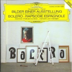 [중고] Herbert Von Karajan / Mussorgsky, Ravel : Bilder Einer Ausstellung, Bolero, Rapsodie Espagnole (수입/4135882)