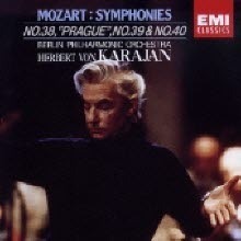 [중고] Herbert Von Karajan / Mozart : Symphonies No.38, 39, 40 (일본수입/toce3032)