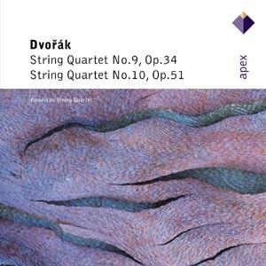 American String Quartet / Dvorak : String Quartet No.9 Op.34, No.10 Op.51 (수입/미개봉/7559796712)