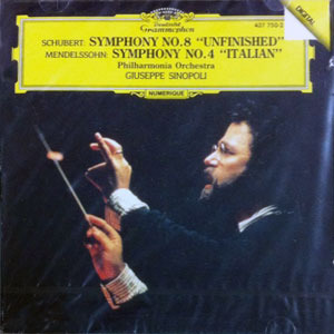 [중고] Giuseppe Sinopoli / Schubert : Symphony No.8; Mendelssohn : Symphony No.4 (4377502/do0095)
