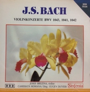 [중고] Josef Brezina, Camerata Romana, Eugen Duvier / Bach: Violinkonzerte Bwv 1043, 1041, 1042 (수입/srk5026)