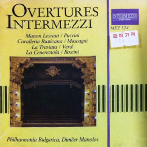 [중고] Dimiter Manolov / Opera Overtures, Intermezzi (수입/mez524)