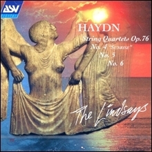 [중고] Lindsay String Quartet / Haydn : String Quartet Op.76 No.4 &#039;sunrise&#039;, No.5 &amp;6 (수입/cddca1077)