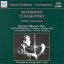 [중고] Bronislaw Huberman / Beethoven, Tchaikovsky : Violin Concertos (수입/8110903)