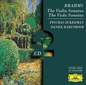 [중고] Pinchas Zukerman, Daniel Barenboim / Brahms : Violin Sonata No.1 - 3, Viola Sonata No.1 &amp; 2 (수입/2CD/4531212)