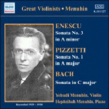 [중고] Yehudi Menuhin / Enescu, Pizzetti, Bach : Violin Sonatas (수입/8111127)