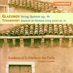 [중고] Academy Of St. Martin-in-the-Fields / Glazunov: String Quintet, Op. 39; Tchaikovsky: Souvenir de Florence in D Op. 70 (수입/chan9387)