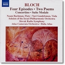 [중고] Dalia Atlas, Slovak Radio Symphony Orchestra / Bloch: 4 Episodes, 2 Poems, Concertino, Suite Modale (수입/8570259)