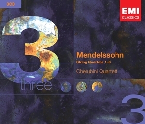 [중고] Cherubini-Quartett / Mendelssohn: String Quartets Nos.1-6 (3CD/수입/5099950085729)