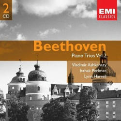 [중고] Vladimir Ashkenazy, Itzhak Perlman, Lynn Harell / 베토벤 : 피아노 삼중주 2집 (Beethoven : Piano Trio, Vol.2/수입/2CD/724358549621)