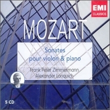 [중고] Frank Peter Zimmermann &amp; Alexander Lonquich /  Mozart : Sonates Pour Violon &amp; Piano (5CD/수입/094636762920)