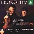 [중고] Vadim Repin &amp; Boris Berezovsky / Prokofiev : Violin Sonata No.1 Op.80, No.2 Op.94, 5 Melodies Op.35 (수입/0630106982)