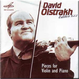 [중고] David Oistrakh / David Oistrakh Edition Vol.3 - Pieces For Violin And Piano (수입/melcd1000742)