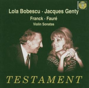 [중고] Lola Bobescu &amp; Jacques Genty / Franck, Faure : Violin Sonatas (수입/sbt1360)