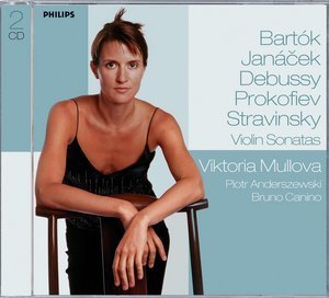[중고] Viktoria Mullova &amp; Piotr Anderszewski &amp; Bruno Canino / 20th Century Violin Sonatas - Bartok, Janacek, Debussy, Prokofiev, Stravinsky (2CD/수입/4757460)