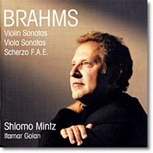 [중고] Shlomo Mintz &amp; Itamar Golan / Brahms : Violin Sonata No.1-3, Viola Sonata No.1-2, &#039;FAE Sonata (2CD/수입/av2057)