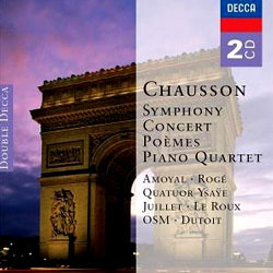 [중고] Charles Dutoit / 쇼송 : 교향곡, 시곡, 협주곡, 피아노 사중주 (Chausson : Symphony Op.20, Concert Op.21, Poeme Opp.25, 19) (2CD/수입/4756528)