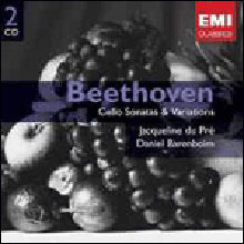 [중고] Daniel Barenboim, Jacqueline Du Pre / Beethoven : Cello Sonatas &amp; Variations (2CD/수입/724358624229)