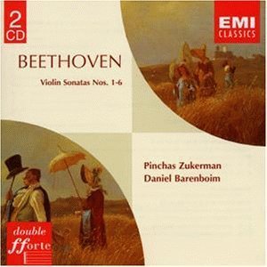 [중고] Pinchas Zukerman, Daniel Barenboim / 베토벤 : 바이올린 소나타 1-6번 (Beethoven : Violin Sonatas Nos.1-6) (2CD/수입/724357364720)