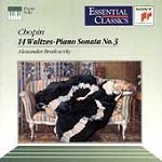 Alexander Brailowsky / Chopin : 14 Waltzs, Piano Sonata No.3 Op.58 (미개봉/cck79100