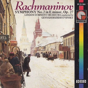 [중고] Gennadi Rozhdestvensky / Rachmaninov : Symphony No.2 in E minor, Op.27 (수입/pcd904)