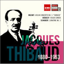 [중고] Jacques Thibaud / Mozart : Violin Concerto No.5, Debussy : Violin Sonata (일본수입/toce15030)